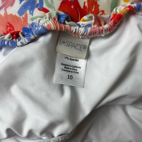 L*Space Marilyn Floral Print One Piece Swimsuit - Picture 7 of 8